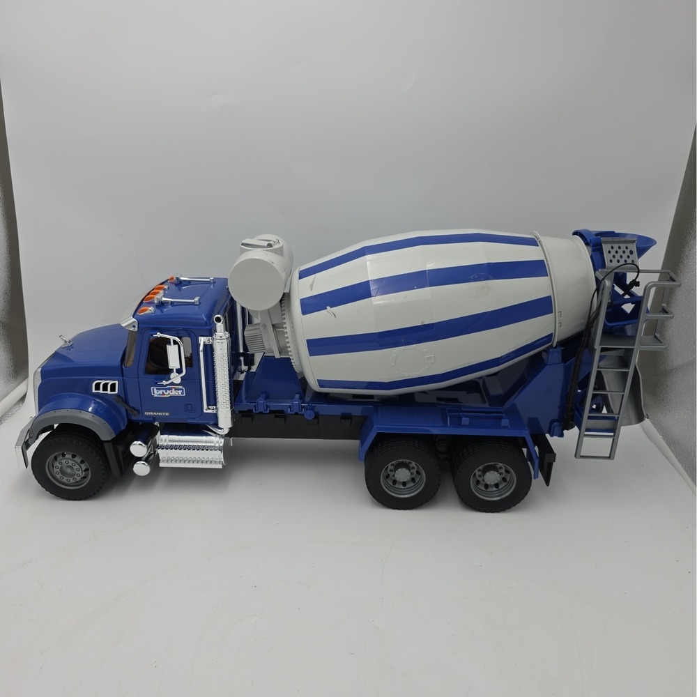Bruder 90768 Mack Granite Cement Mixer Truck - Blue 2007
